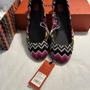 Missoni for Target Zigzag Ballet Flats - Pink, Yellow, Black